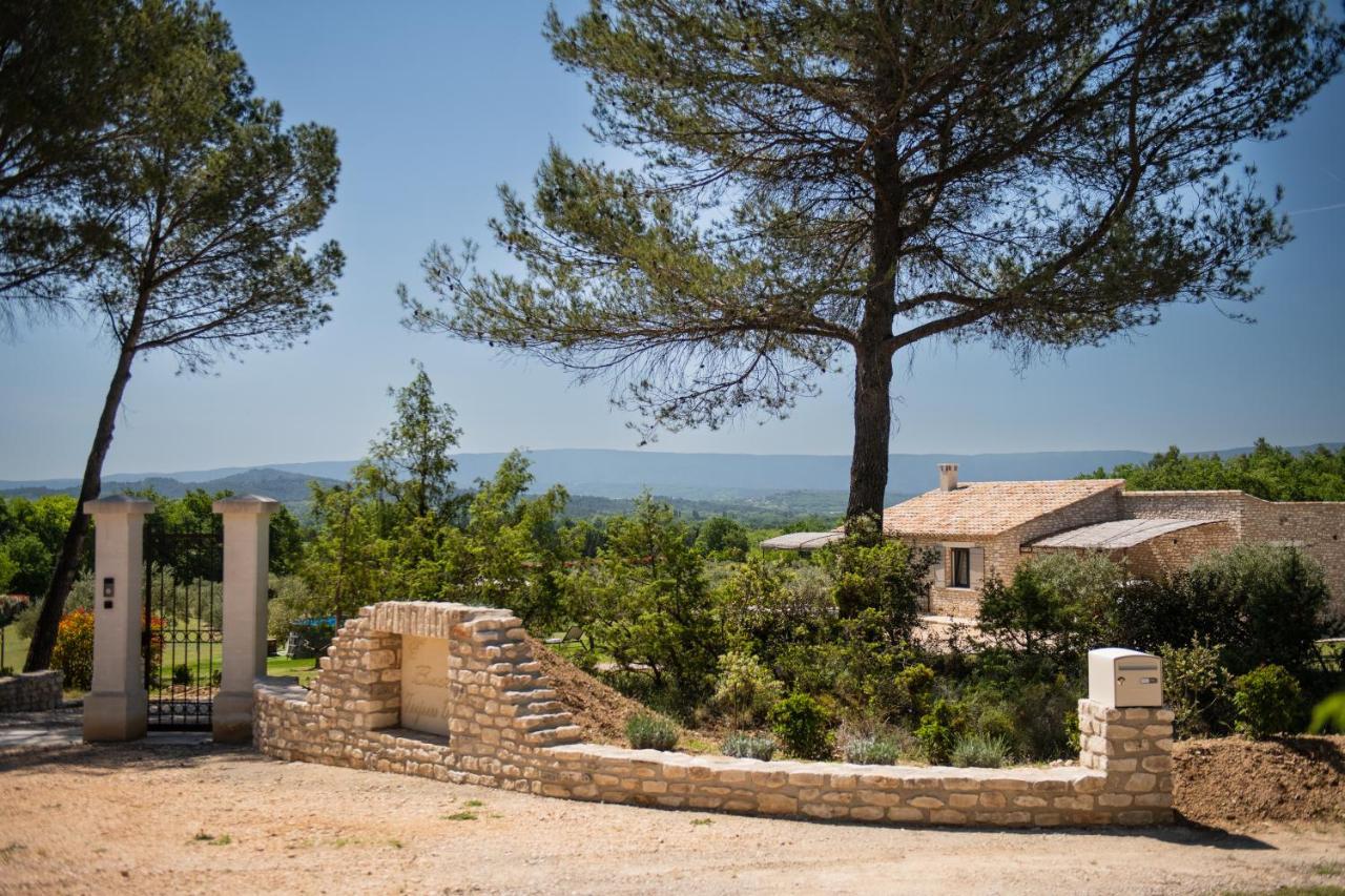 Bastide Toujours Dimanche, Maison De Vacances Avec Vue & Piscine Privee Gordes Exteriér fotografie