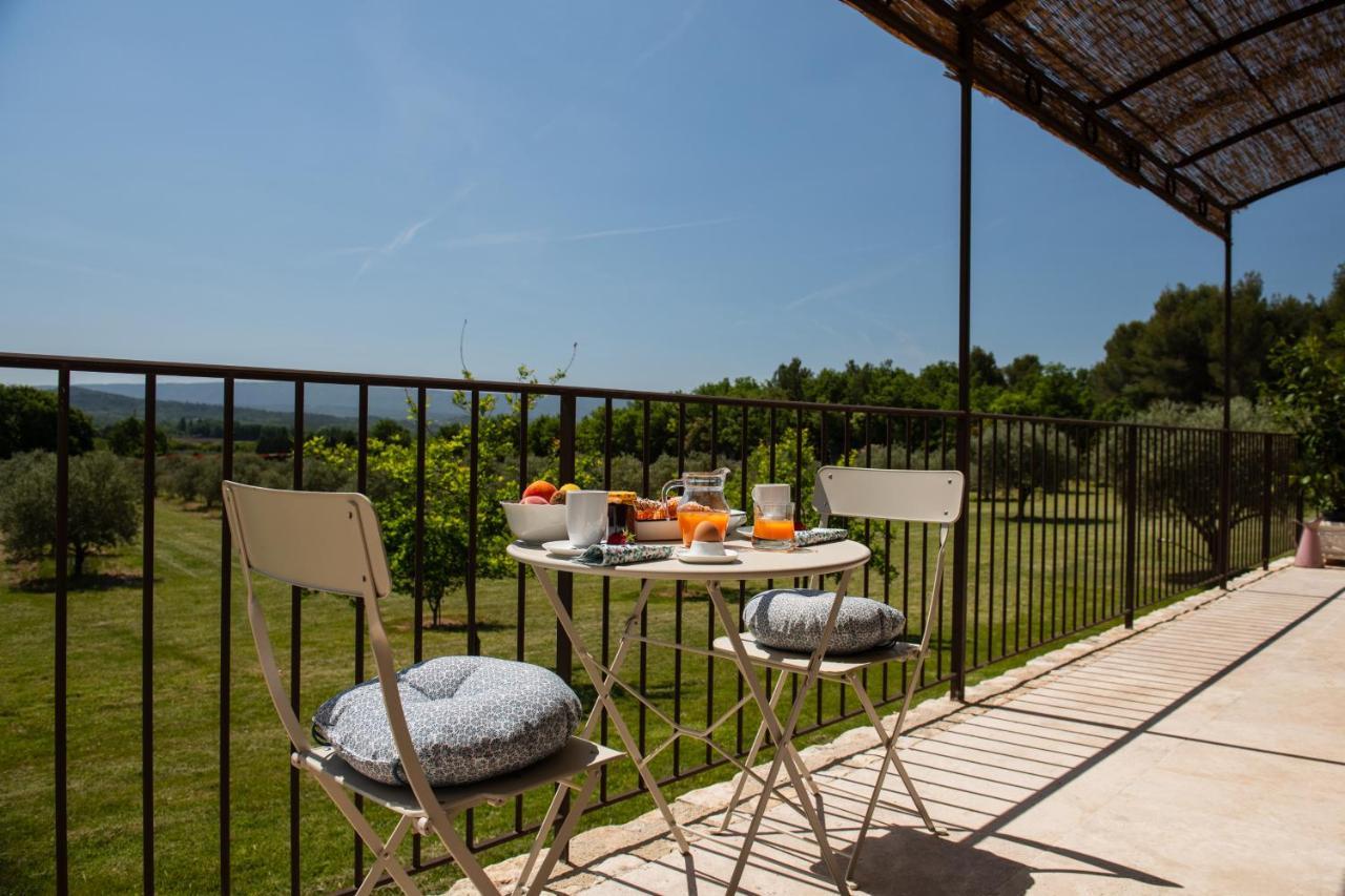 Bastide Toujours Dimanche, Maison De Vacances Avec Vue & Piscine Privee Gordes Exteriér fotografie