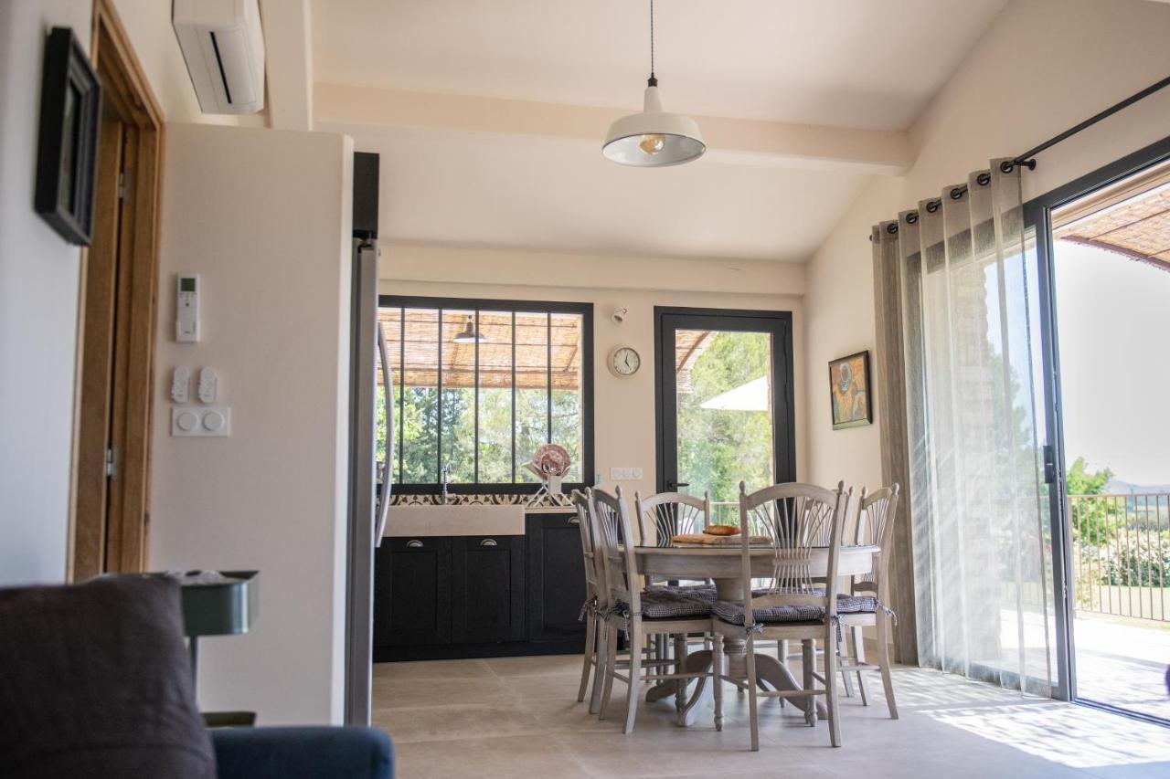 Bastide Toujours Dimanche, Maison De Vacances Avec Vue & Piscine Privee Gordes Exteriér fotografie