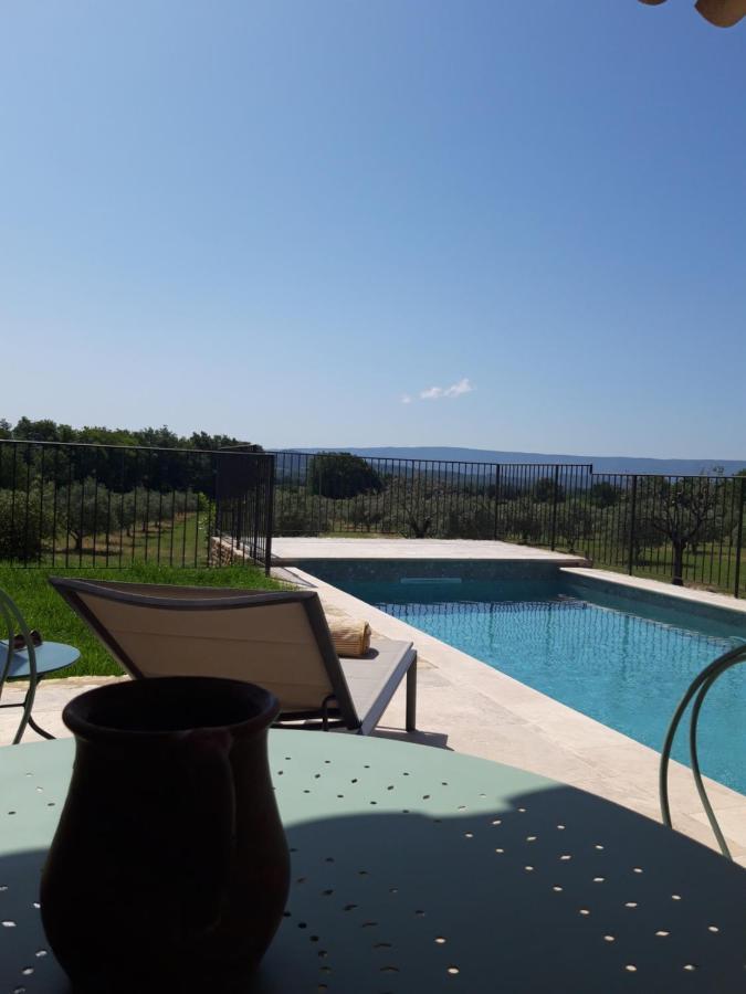 Bastide Toujours Dimanche, Maison De Vacances Avec Vue & Piscine Privee Gordes Exteriér fotografie
