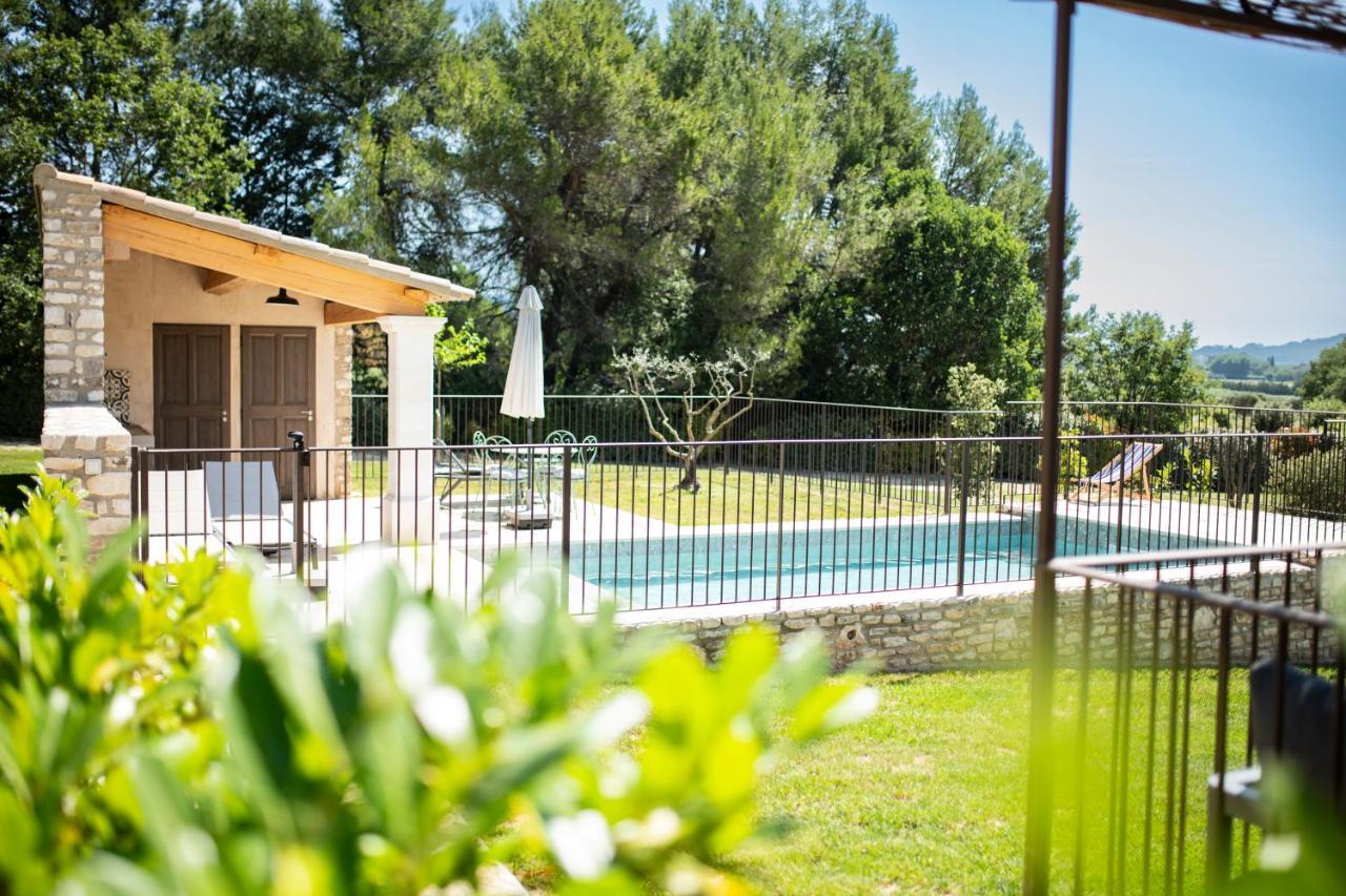 Bastide Toujours Dimanche, Maison De Vacances Avec Vue & Piscine Privee Gordes Exteriér fotografie
