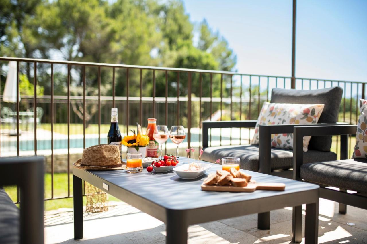 Bastide Toujours Dimanche, Maison De Vacances Avec Vue & Piscine Privee Gordes Exteriér fotografie
