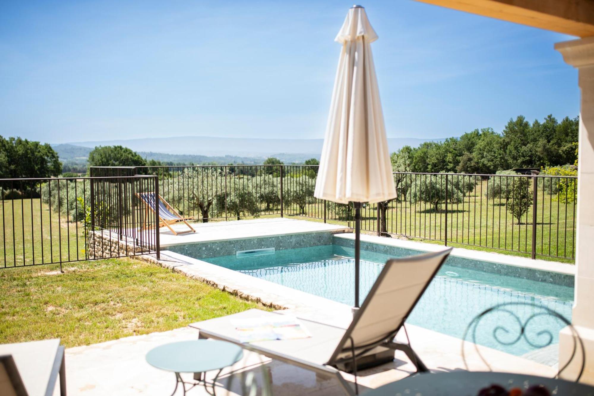Bastide Toujours Dimanche, Maison De Vacances Avec Vue & Piscine Privee Gordes Exteriér fotografie