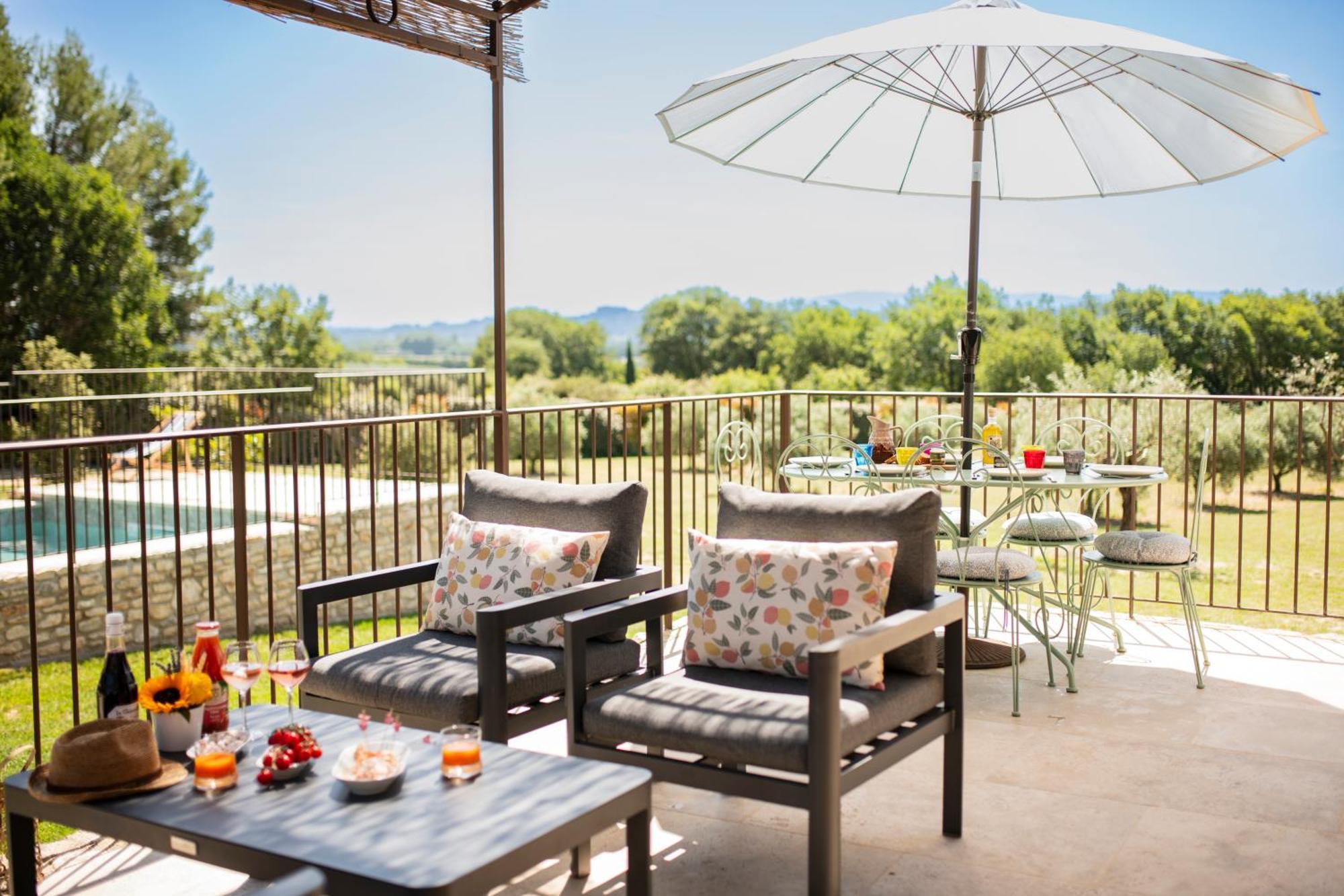 Bastide Toujours Dimanche, Maison De Vacances Avec Vue & Piscine Privee Gordes Exteriér fotografie