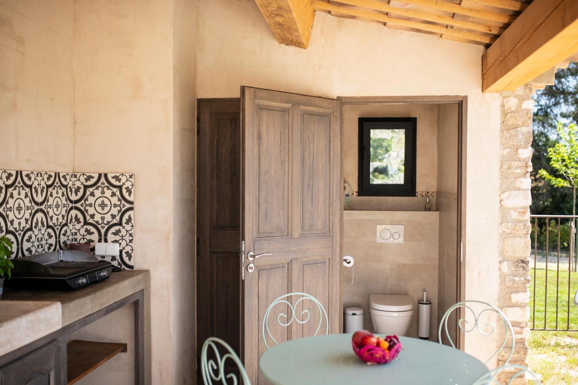 Bastide Toujours Dimanche, Maison De Vacances Avec Vue & Piscine Privee Gordes Exteriér fotografie